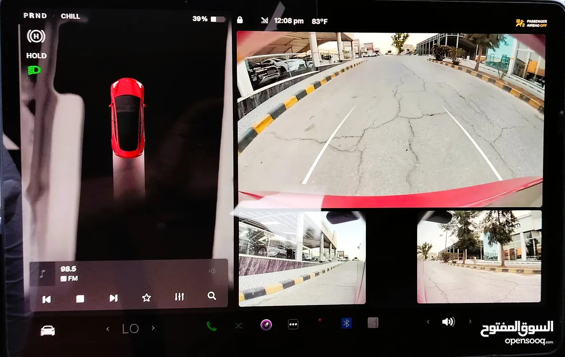 تيسلا 2023 model 3 فحص كامل 4 جــيــد ممشى قليل 18 الف بحالة الوكالة لون مميز بسعر لقطة ومحروووق
