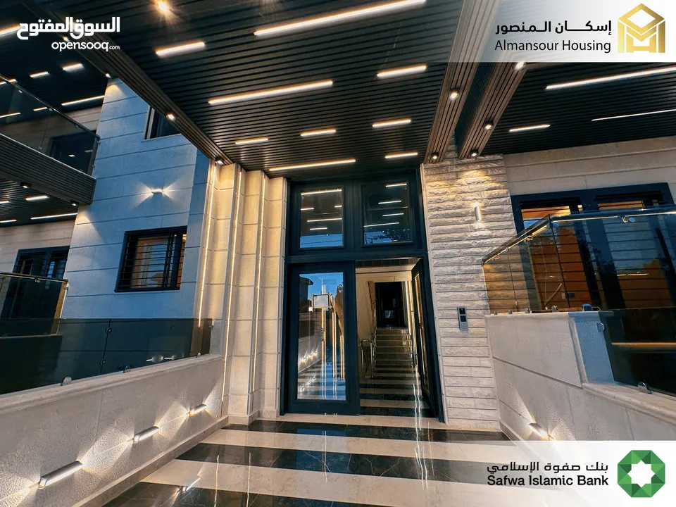 شقة ارضي معلق 190م2 يسار فاخرة للبيع في منطقة مكة مول/ مشروع مكة مول 5 (1/2) ( إسكان المنصور )