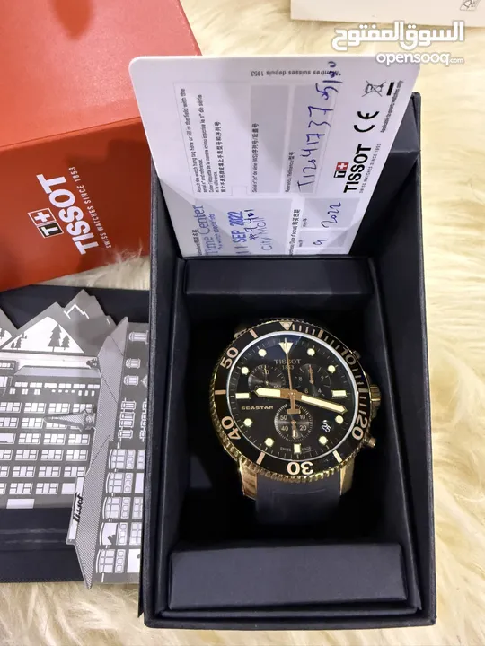 ساعة رجالي TISSOT تيسو seastar بحالة ممتازة