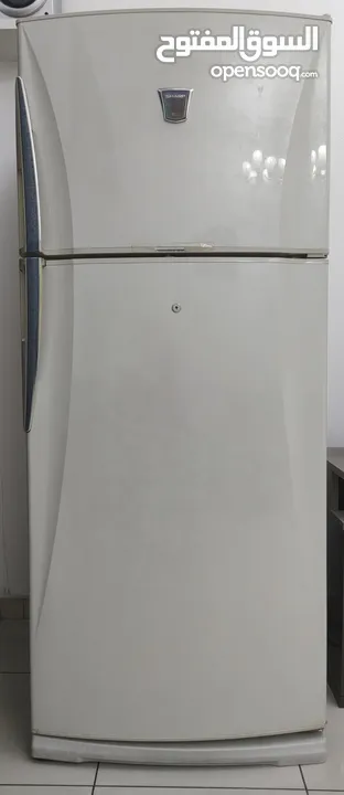 2 door Upright Sharp Fridge for sale.