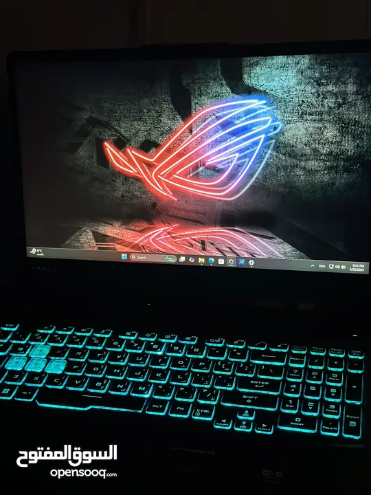 Asus Tuf f15 Rtx 3060 gaming laptop بسعر مغري ، الجيل الحادي عشر بحال الوكالة تماماً