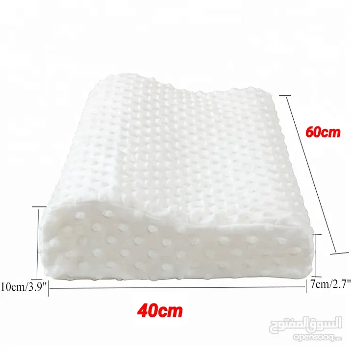 مخدة فوم ميموري طبية  فاخرة memory foam latex pillow 60x40cm