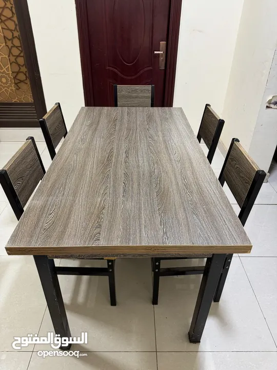 Dining table with 5 chairs