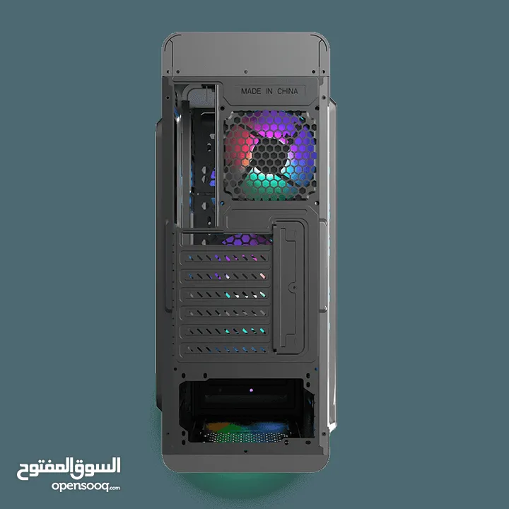 كيس جيمنغ  من جيماكس مضيئ رجب تصميم رهيب GAMEMAX Starlight BK Case Gaming