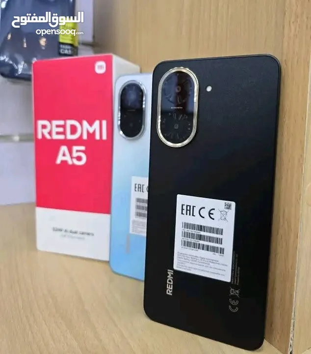 جهاز جديد بالكرتونة Radmi A5 رام 6 جيجا 64 و 128 مكفول سنة متوفر توصيل