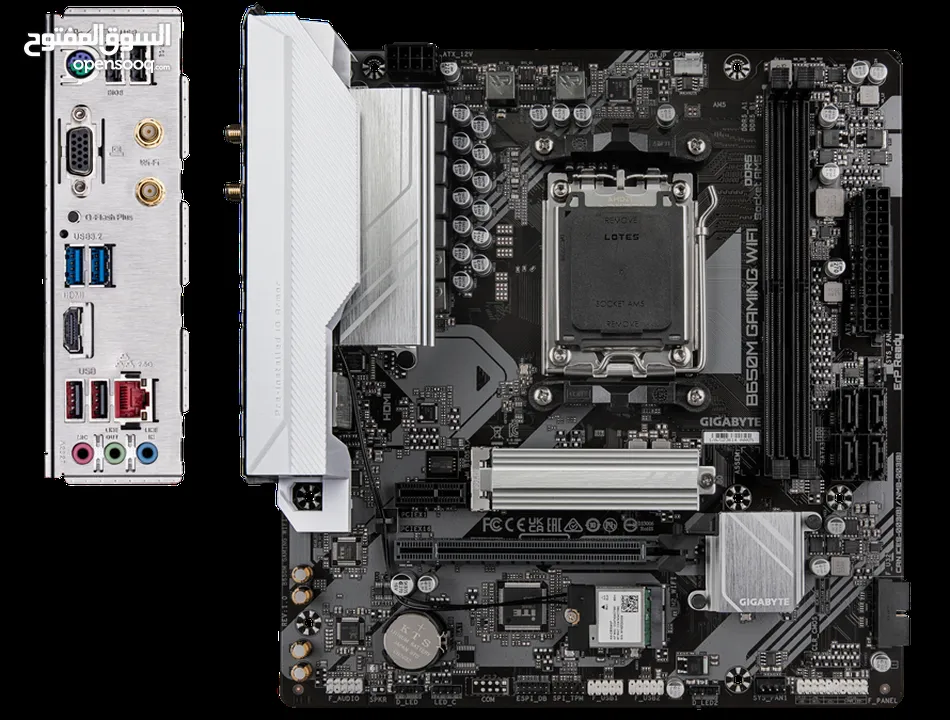 بورد لمعالجات Gigabyte B650M GAMING WIFI AMD AM5