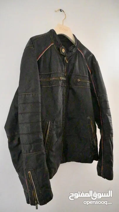 VINTAGE AMERICAN LEATHER JACKET WITH DETAILING