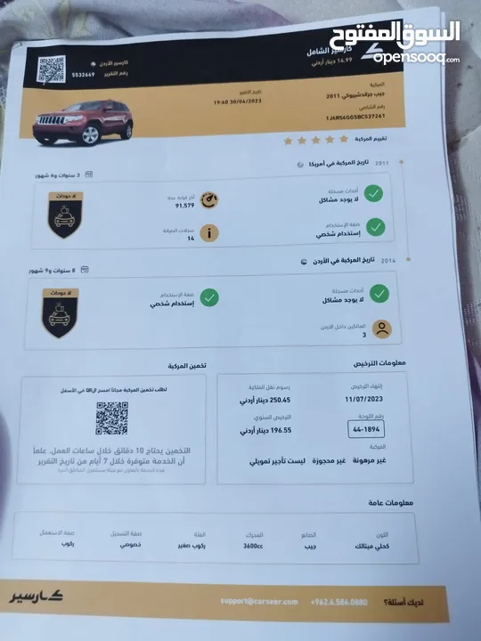 جيب شيروكي فل بانوراما بسعر مغري