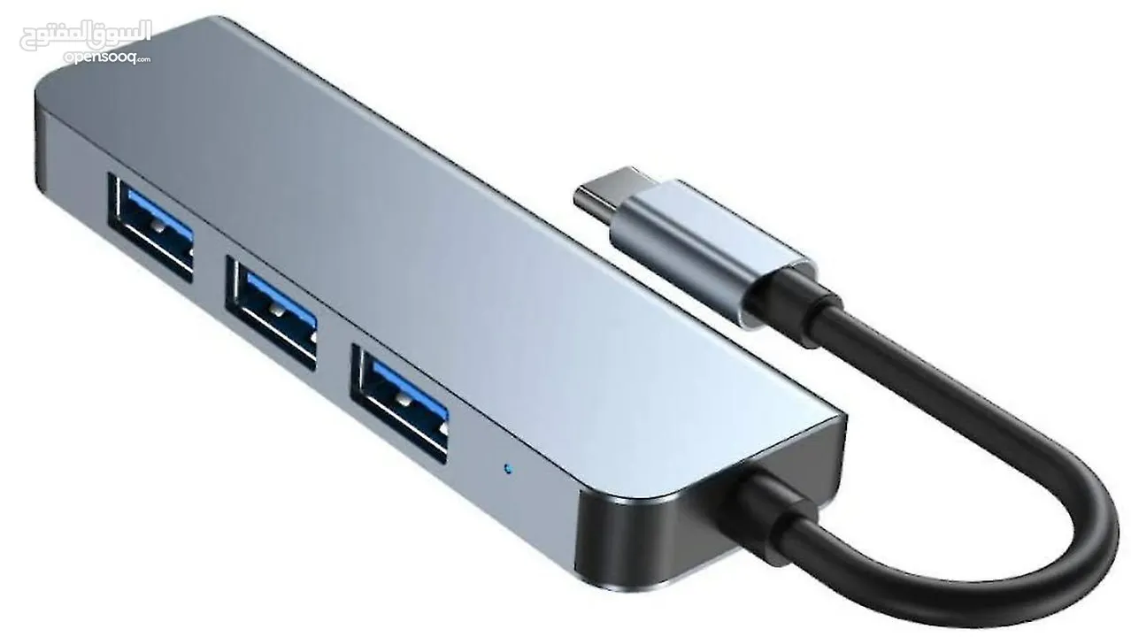 USB Hub 3.0, USB C Adapter and 4-in-1 Docking Station , USB C Hub