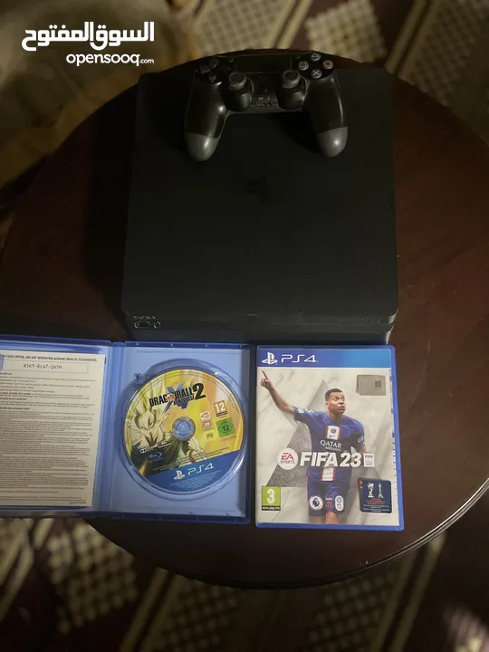 Ps4 slim بلايستيشن فور fifa 23 فيفا دراقون بول عرض حصري سعر لقطة جهاز العاب يد متوفر توصيل سعر مغري