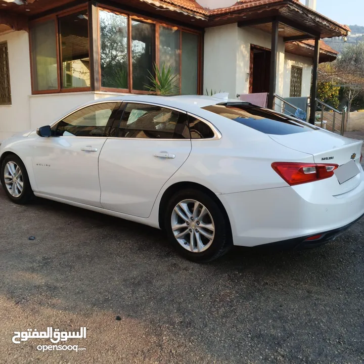 شيفروليت ماليبو موديل 2017 ترخيص وتامين شامل لشهر 6/2026 للبيع بسعر 65000 شيكل