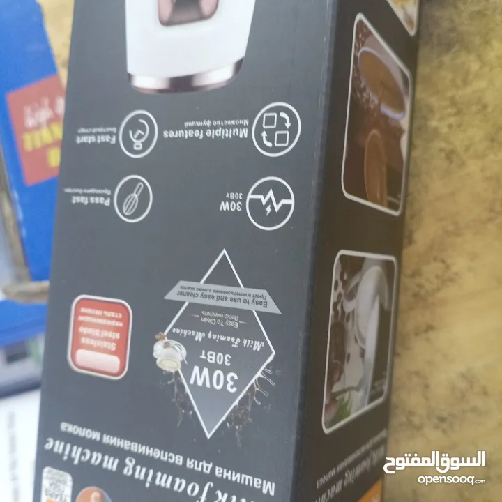 خلاط مضرب تكثييف و   اعداد رغوة النسكافيه و   كبتشينو  بكثافه عاليه جدا و افضل من جهاز كبير