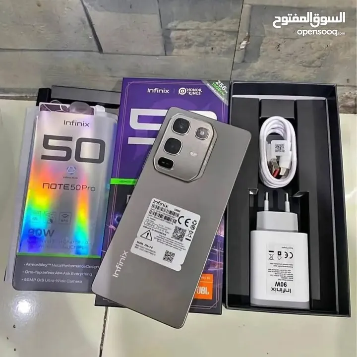 مستعمل ايام Not 50 pro رام 16 و 24 أغراضة والكرتونه الأصلية مكفول بالشركة متوفر توصيل