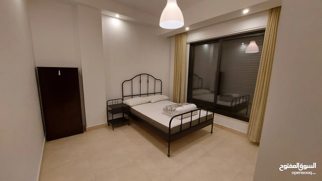 شقة ارضية مفروشة للايجار 2 نوم في عبدون