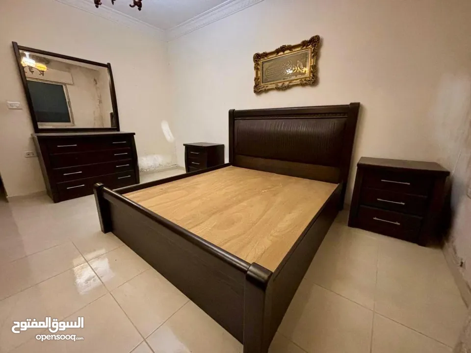 خرفة نوم مزدوج خشب بلوط
