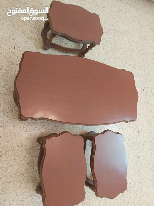 طقم طاولات وسط