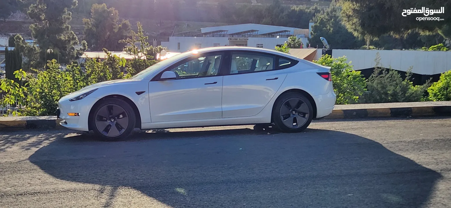 تسلا موديل 3 لونج رينج 2023 Tesla Model 3 long range  اوتوسكور B+ ممشى الف كيلو فقط