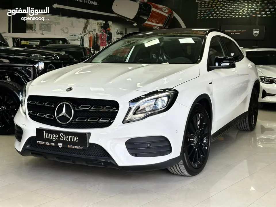 مرسيدس gla 200  بلاك اديشن موديل 2019  تسيير 2022  ترخيص + صيانة جديد  ممشى 60 الف  ايد اولى