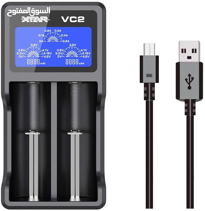 شاحن بطاريات ليثيوم 3.7 فولت 3.7V Battery Charger