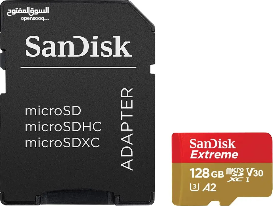 بطاقة ذاكره 128 جيجا سانديسك اكستريم اصليه SanDisk 256GB Extreme