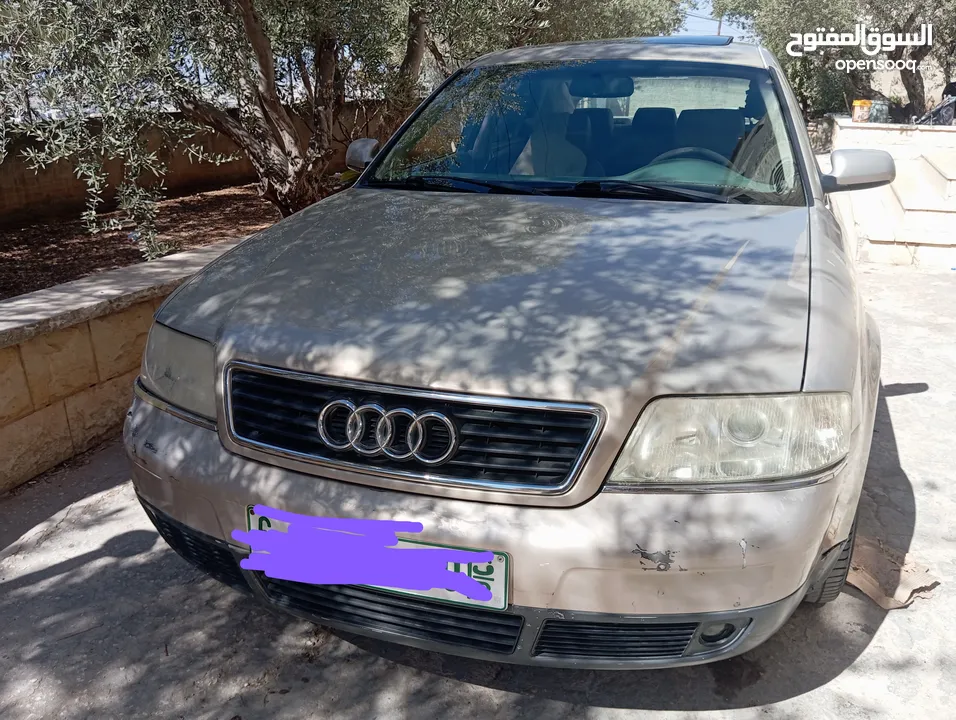 أودي a6 2400 موديل 2002  للبيع السعر على 25000على نقدي الله يبارك لصاحب نصيب