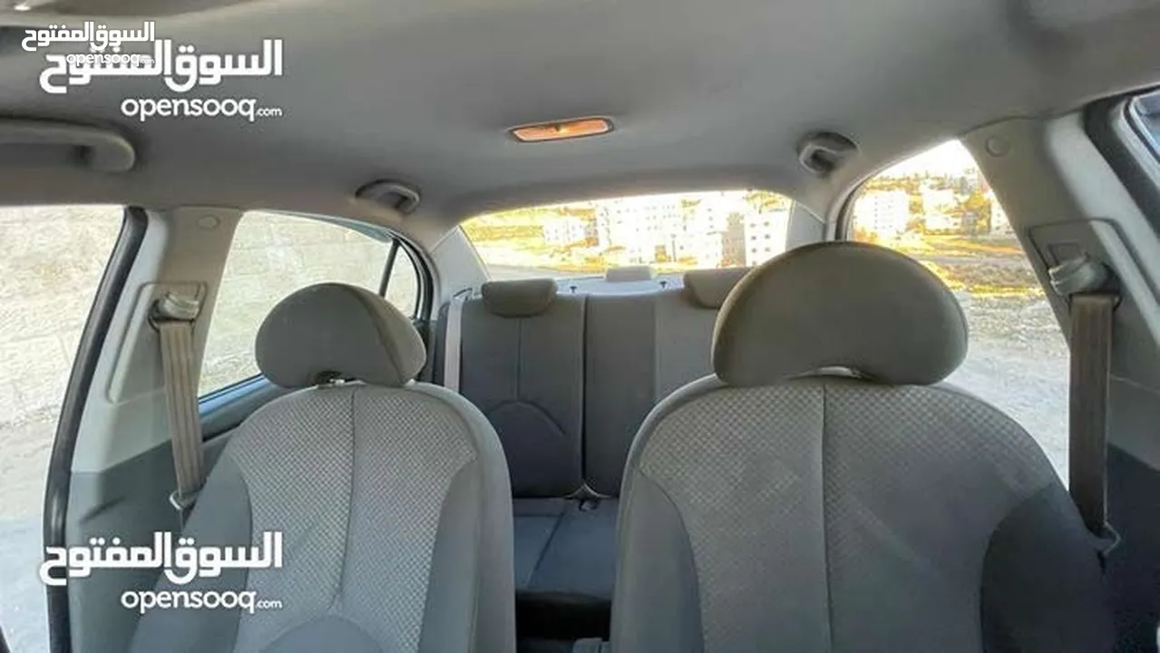 كيا ريو لون سلفر موديل 2012 فحص أربعة جيد خالية من الصدأ والهريان خصوصي اصلي