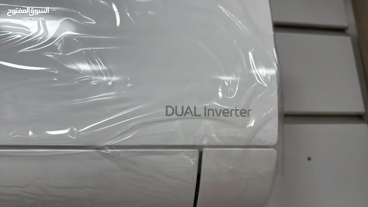 مكيفات ال جي اقوى في توفير الكهرباء dual inverter  وبكفاله الوكيل 10 سنوات
