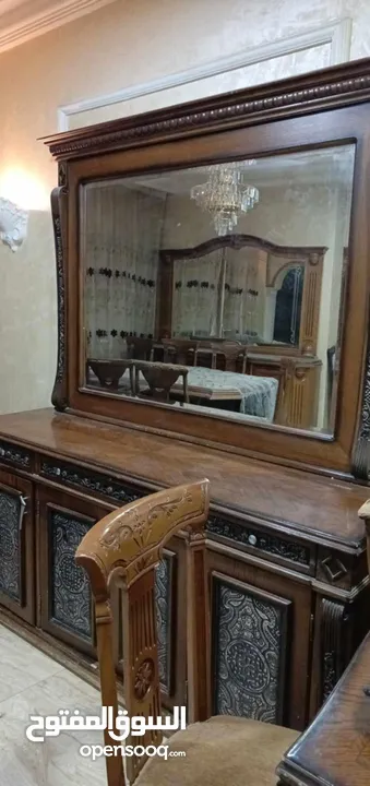 طاوله سفره + بيرو