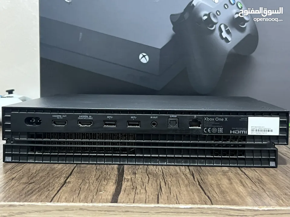 جهاز  Xbox One X 1TB بحالة الجديد