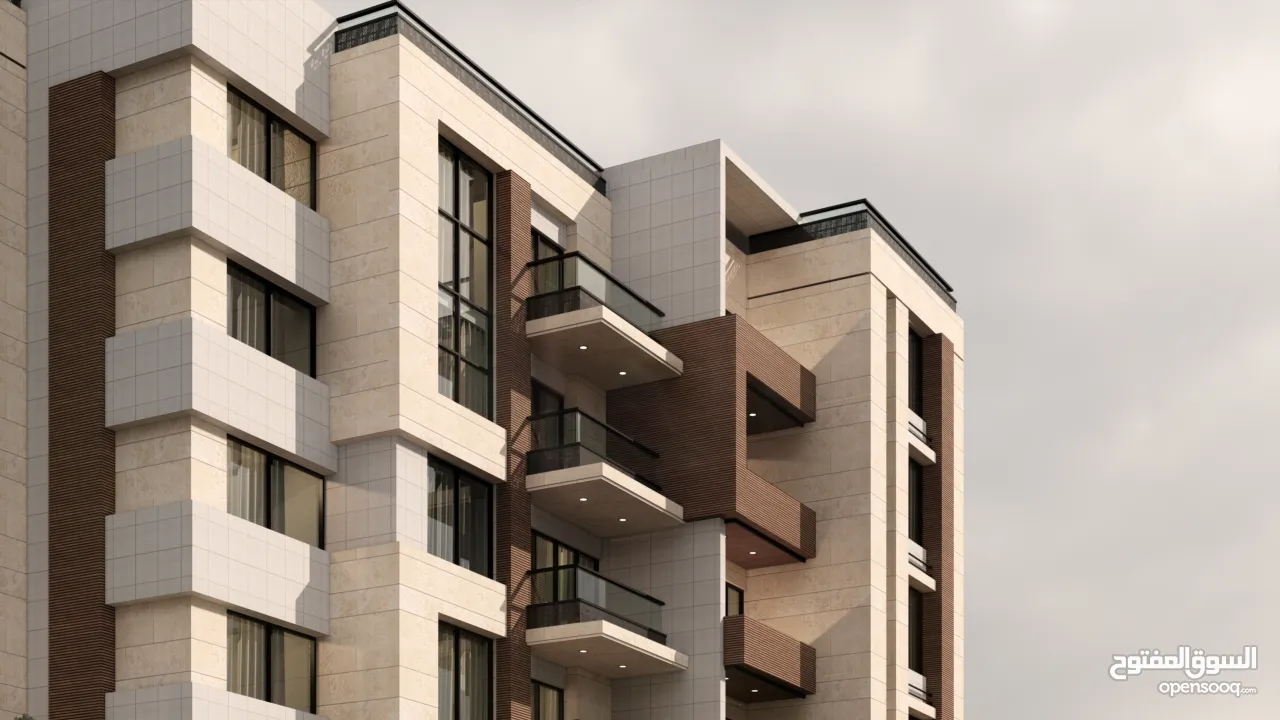 شقة 135متر للبيع بالقرب من شارع القدس و الدفاع المدني مكونة من 3 غرف نوم, حمامين,صالون,مطبخ و بلكون