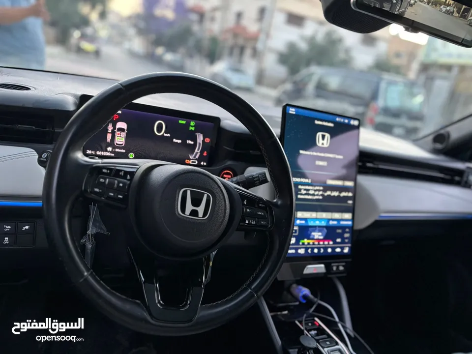 سياره هوندا  اس ون موديل 2023 اعلى مواصفات اللزن تركواز فل كهرباء بتمشي 450كيلو ىالشحنه نظيفه عالشرط