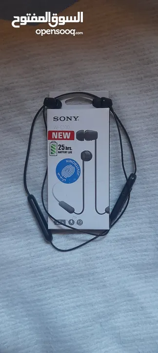 سماعة بلوتوث بسلك  Sony  WI-C100