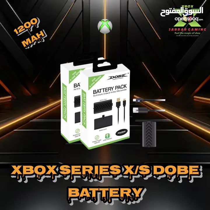 Xbox series x/s & one x/s Rechargeable Battery’s بطاريات شحن أيادي تحكم إكس بوكس