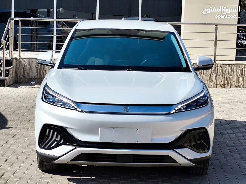 تم وصول BYD YUAN PLUS البطارية الكبيرة فحص كامل لون سلفر مميز بي واي دي يوان بلس عداد قليل