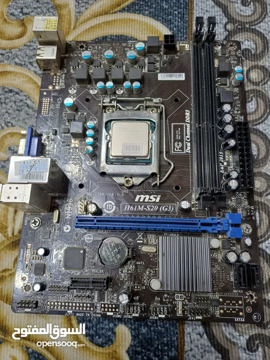 قطع كومبيوتر  h61i5 3470 بور 550w