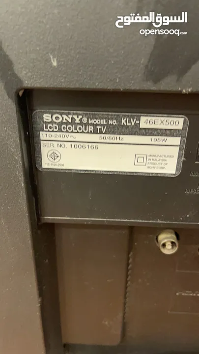 شاشة سوني sony 46 بوصه