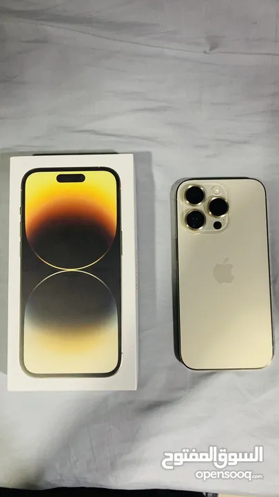 iPhone 14 Pro Physical Dual Sim 128 GB Gold 5G Battery 90%