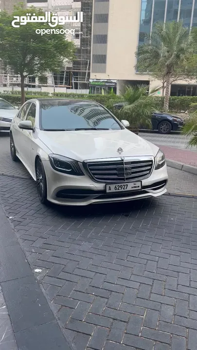 مرسيدس S550  v8 بنز محول مايباخ من الداخل و الخارج وارد امريكا