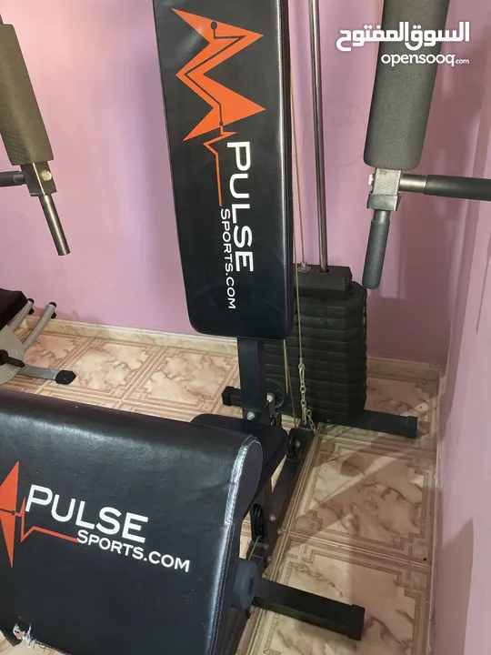 للبيع جهاز جيم او منزلي متعدد التمارين استعمال بسيط استعمال شخصي Pulse  Sports