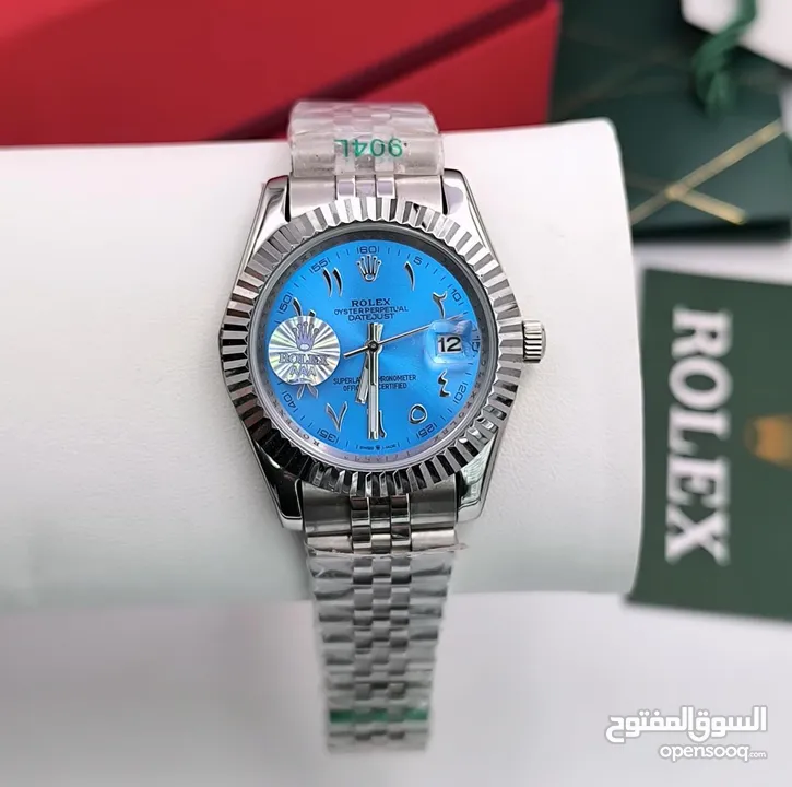 ساعات رولكس هاي كوالتي جميع الاصدارات جوده عاليه جدا استالس استيل ومتوفر جميع الماركات مع المرفقات