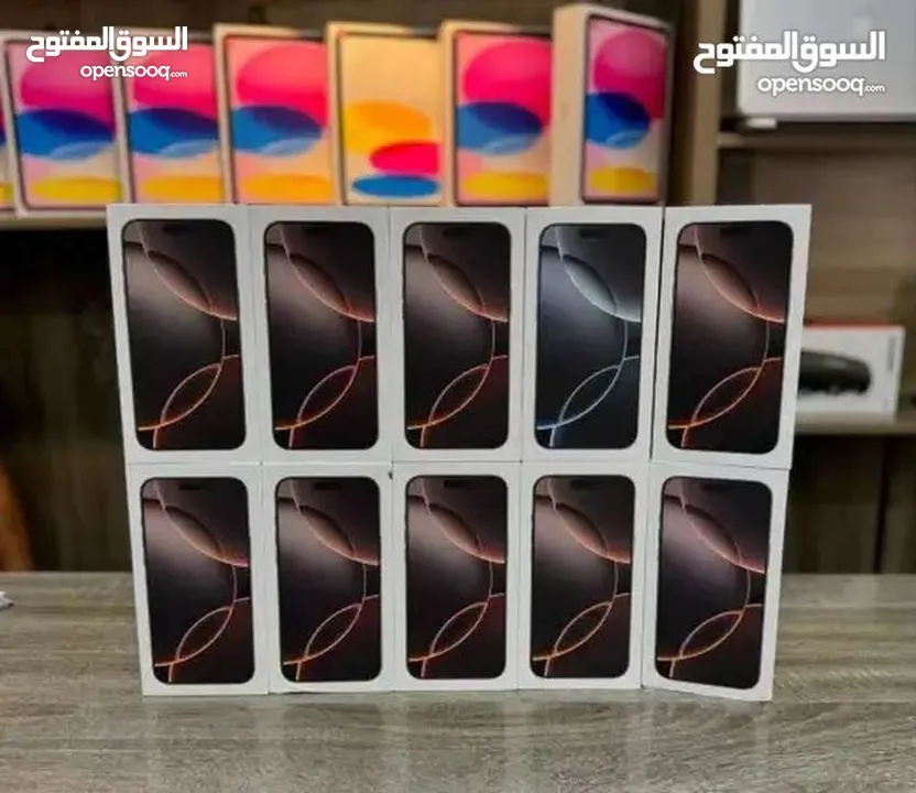 Iphone 16 Pro Max // ايفون 16 برو ماكس جديد كفالة الشرق الاوسط جميع الالوان  افضل سعر