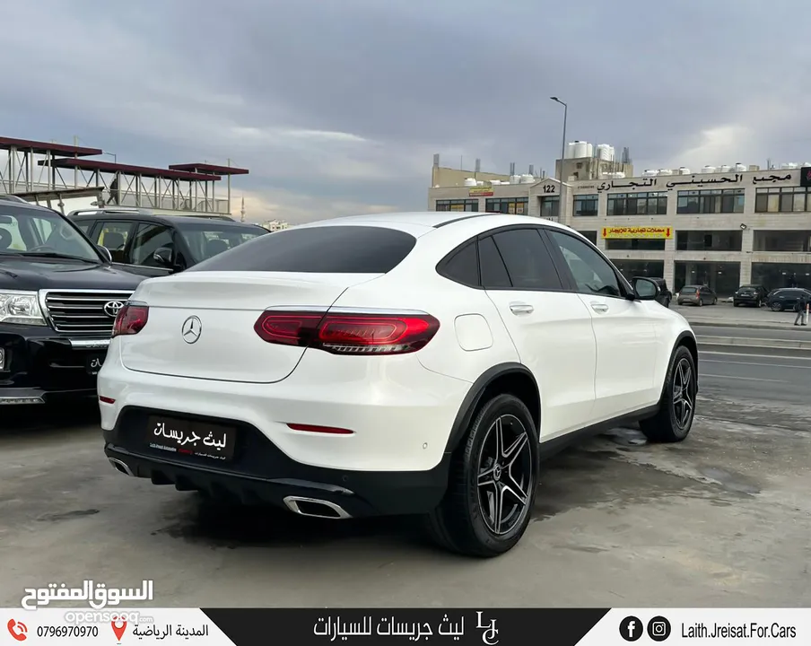 مرسيدس جي ال سي مايلد هايبرد نايت بكج 2021 Mercedes GLC 200 Coupe 4MATIC Mild Hybrid AMG kit Night P