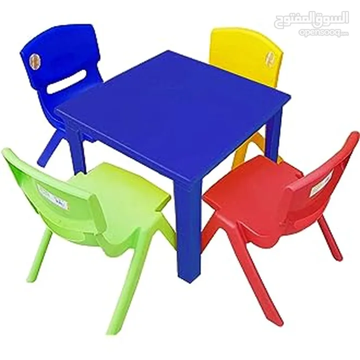 طاولات و كراسي اطفال جميع الاشكال و الاحجام و بألوان رائعه