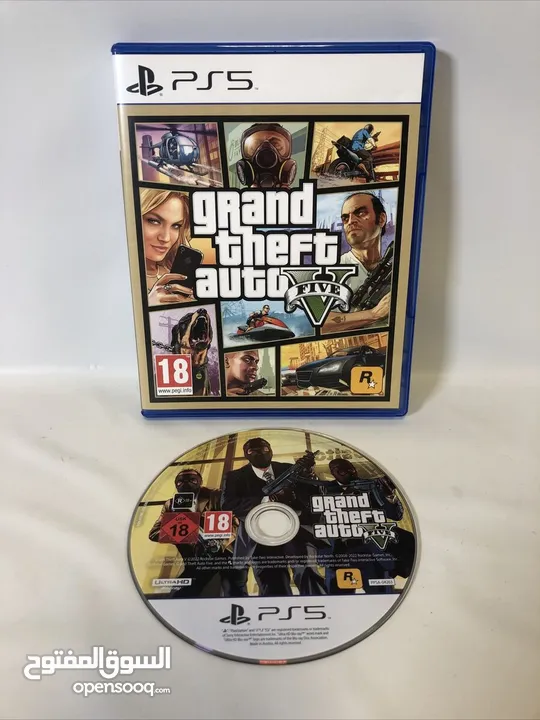 CD gta 5 ps5 بحالة الوكاله