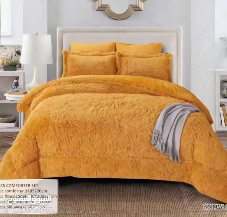 شراشف الريش المجوز الحجم الاكبر 6 قطع