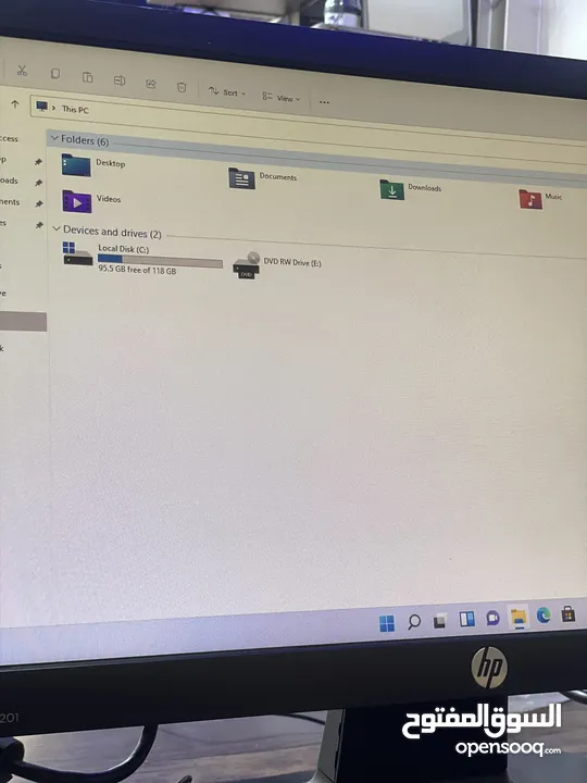 PC HP Core i7 جيل رابع  مع شاشة كامل مكمل قوي و عملي أمريكي اصلي
