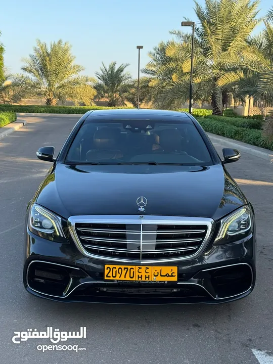 مورسيدس s550 محول 63 تحويل أصلي 2014 نظيف جدا جدا