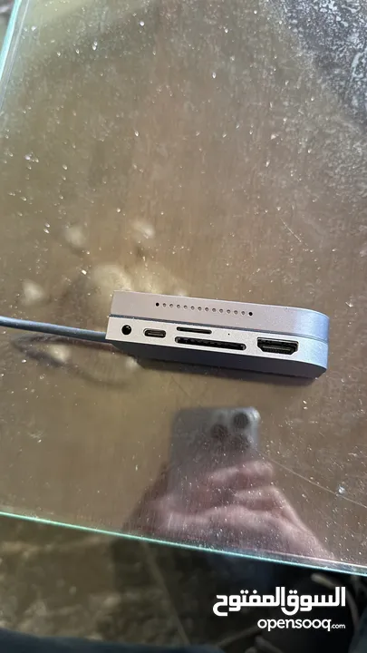 ‏Baseus USB-C HUB إلى جهاز HDMI، USB 3.0 وفتحات بطاقة TF/SD ومقبس سماعة AUX