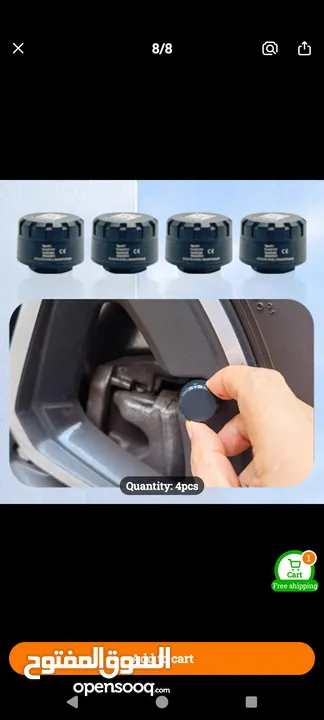 حساسات TPMS لقياس ضغط الهواء في الاطارات تعمل على الاندرويد