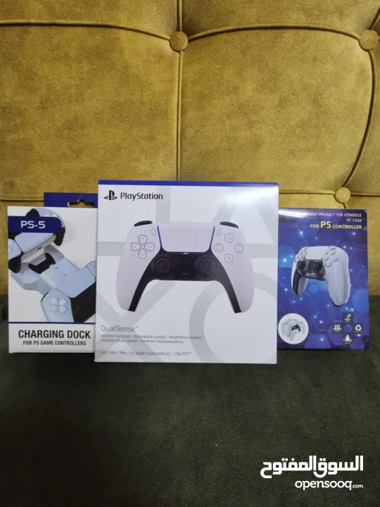 يد بلايستيشن 5 جديد مع هدايا